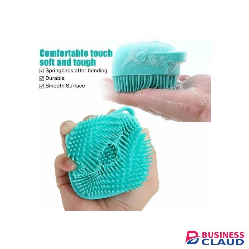 Silicon Bath /Body Scrubber/ Massage /Exfoliator Brush with shower gel