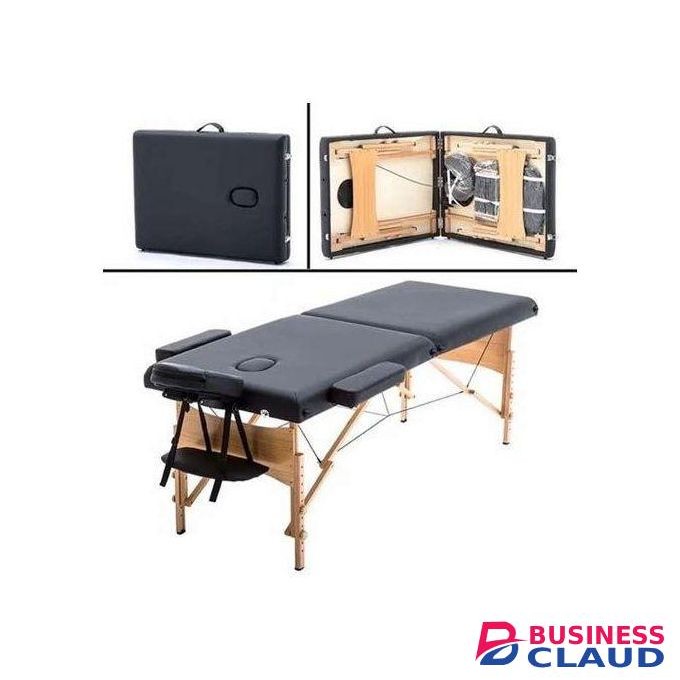 Portable Massage Bed Wooden Beauty Bed Spa Bed Home Massage/Patient Bed Foldable Table