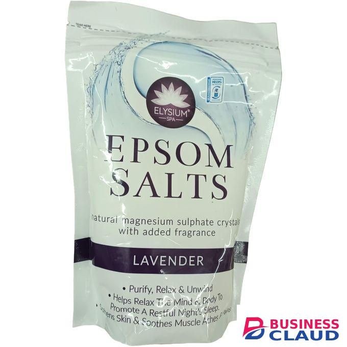 Elysium Spa Spa Salt enriched with LAVENDER fragrance
