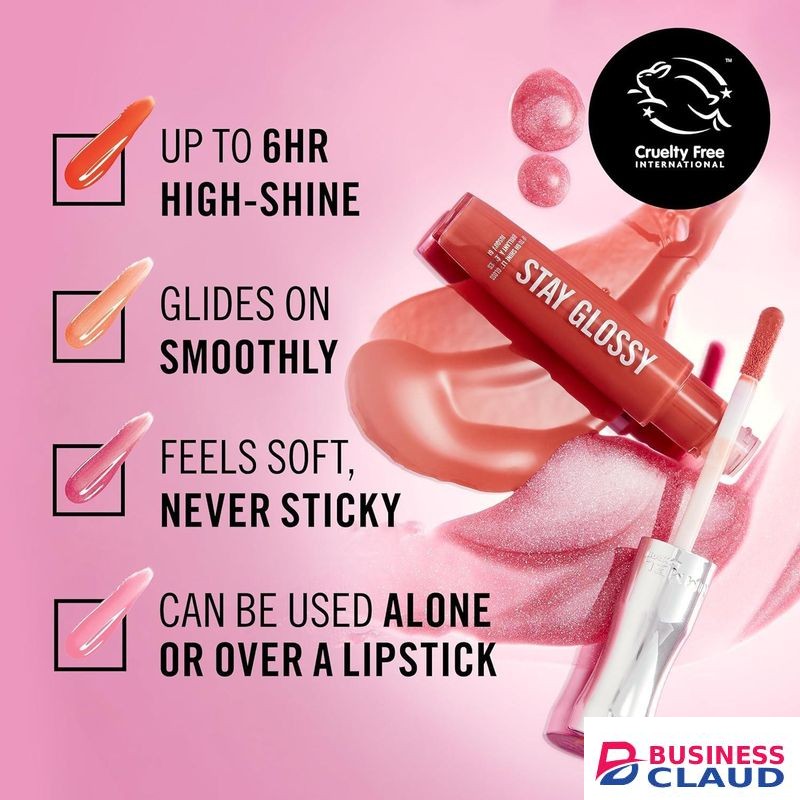 Rimmel London Stay Glossy Lip Gloss - 440 Firecracker