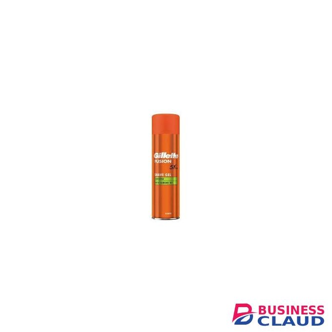 Gillette FUSION 5 Action Sensitive Men's Shaving Gel With ALMOND OIL