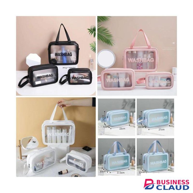 3 In 1 Multipurpose Waterproof Cosmetic / Make Up Wash Bag