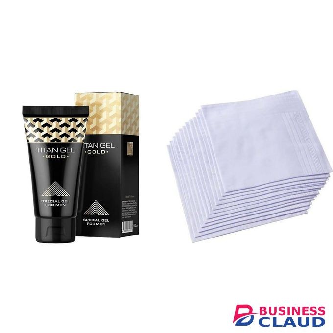 Titan Gel Gold Gel Penis Enlargement +3free handkerchiefs