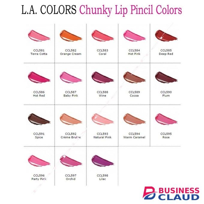 L.A. Colors Chunky Lip Pencil - Warm Caramel