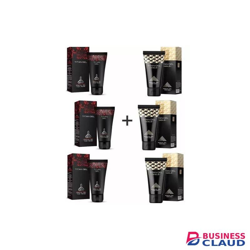 Tantra 3pcs Titan Gel Gold + FREE Titan Penis Gel