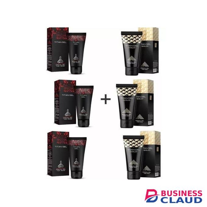 Tantra 3pcs Titan Gel Gold + FREE Titan Penis Gel