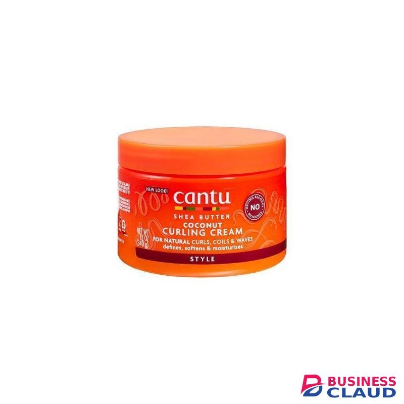 Cantu -Shea-Butter-Coconut-Curling-Cream-340g (Natural Curls)