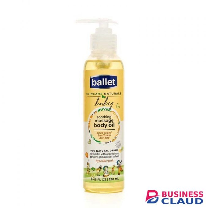 Ballet Baby Nourishing Massage Oil -GRAPE-SEED & SWEET ALMOND OIL-250ml