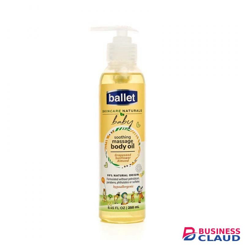 Ballet Baby Nourishing Massage Oil -GRAPE-SEED & SWEET ALMOND OIL-250ml
