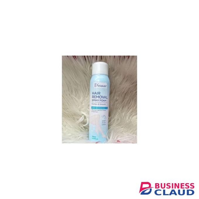 Disaar Lemon & Argan oil shaving/hair removal spray foam --Its Unique Foam Formula Ensures A Mess-free, Easy Application