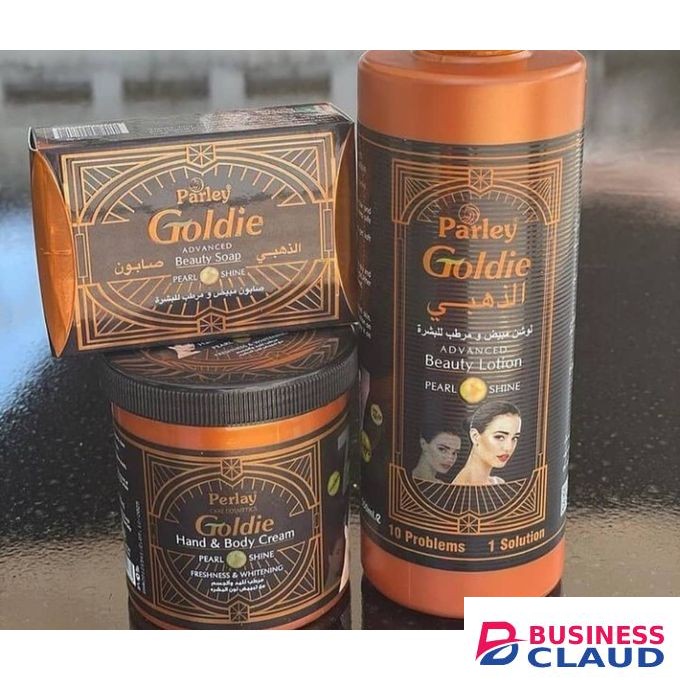 Goldie Advanced Beauty Whitening Lotion,Hand&Body Cream+Soap