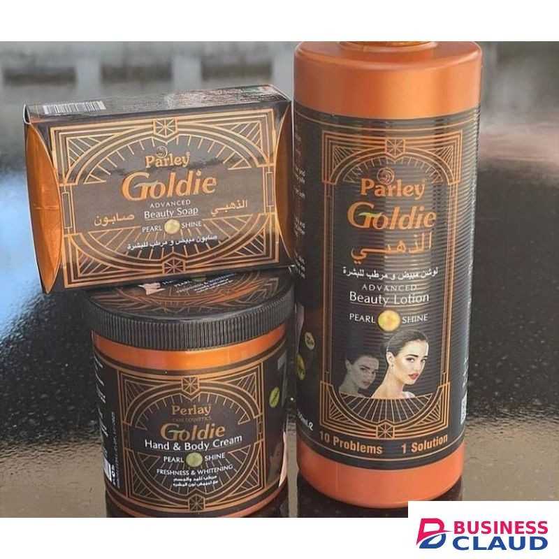 Goldie Advanced Beauty Whitening Lotion,Hand&Body Cream+Soap