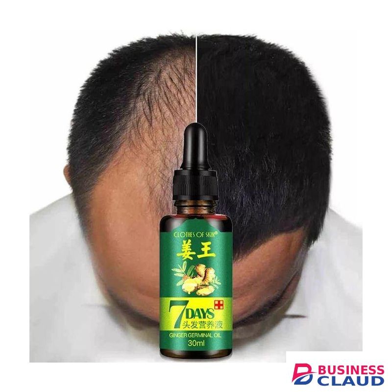 7 Day Hair Growth Tonic Ginger Germinal Oil Hair Loss Treatment