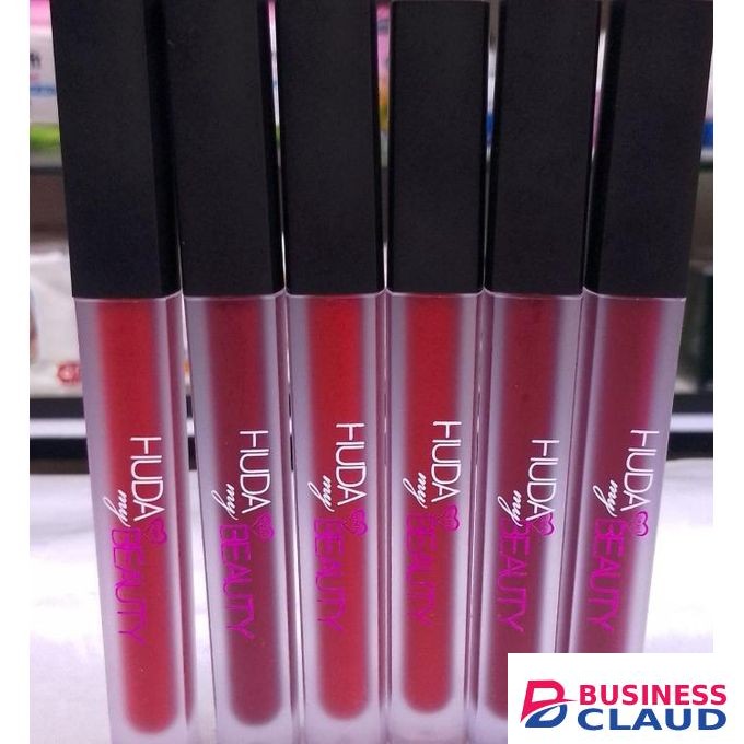 Huda Beauty 1pc-Liquid Matte Lipstick( Hot red)