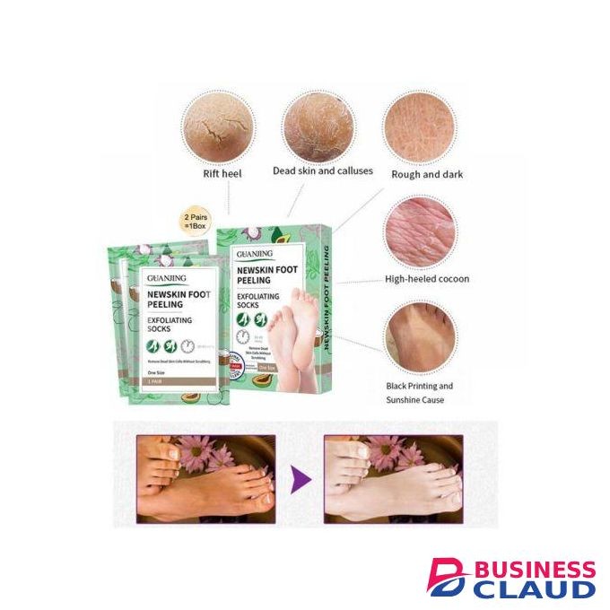 Guanjing NewSkin Foot Peeling Exfoliating Socks - One Size