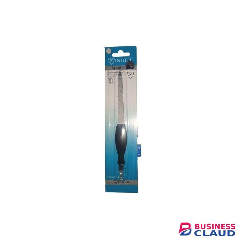 Zinger Dual Sided Metal Nail Files Perforated Dead Skin Removal