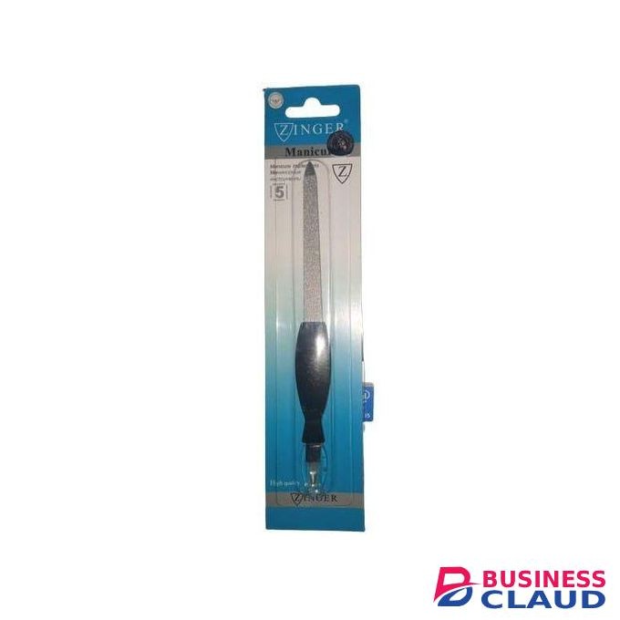 Zinger Dual Sided Metal Nail Files Perforated Dead Skin Removal