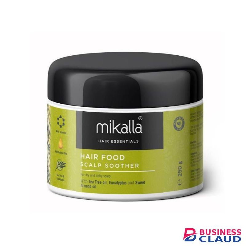 Mikalla Hair Food Scalp Soother 400g – Moisturizing Anti-Itch Hair Food for Healthy Scalp