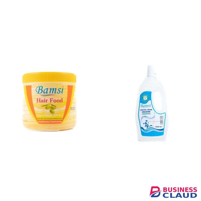 Bamsi Hair food 500g + free Cystal Fresh Shampoo 1litre