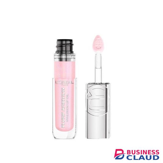 L'OrÃ©al Paris Plump Ambition Hyaluron Lip Oil, Shade: 101 Cristal Clear, 24 HR Lip Gloss with Hyaluronic Acid, Volumizing Formula with Glass-Like Shine, 5ml
