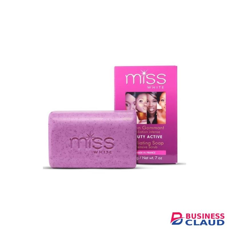 Miss White Beauty Active Exfoliating Soap.