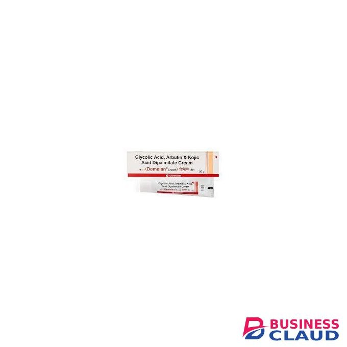 Healing Solutions Skin Brightening Demelan cream for Eczema & Dark Spots with Glycolic acid, Kojic acid & Alpha Arbutin