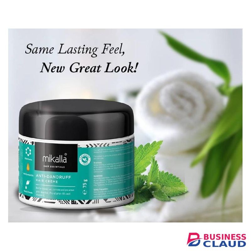 Mikalla Anti Dandruff Crème 275g – Controls Dandruff, Soothes Itchy Scalp & Moisturizes Hair