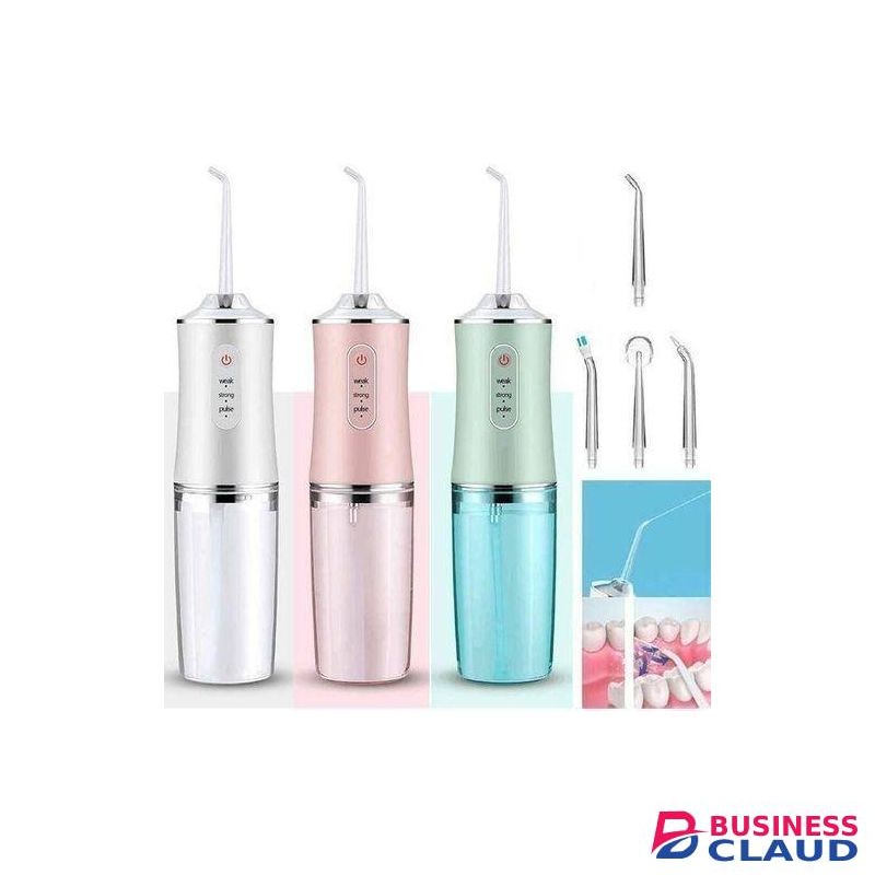 Water Flosser For Teeth Oral Irrigator Portable & Rechargeable Tooth Brush, Cordless Dental Oral Irrigator With 4 Nozzle Tips & 3 Different Water Pressure Modes