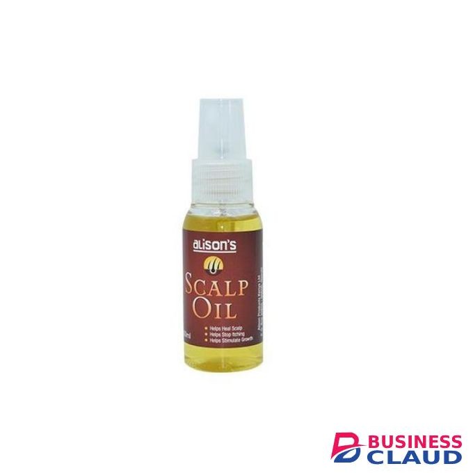 ALISON'S Scalp Oil 60ML – Nourishes Dry Scalp, Reduces Itch & Dandruff, Promotes Healthy Hair Growth