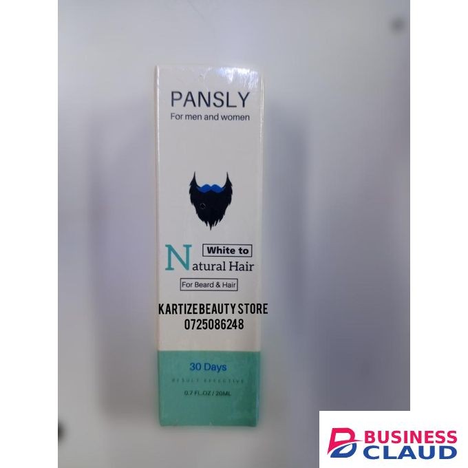 Pansly White To Natural Hair For Beared And Hair