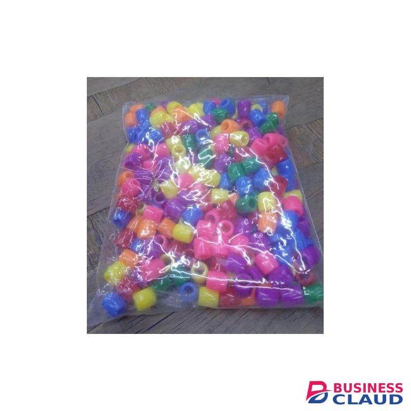 Colorful Plastic Hair Beads