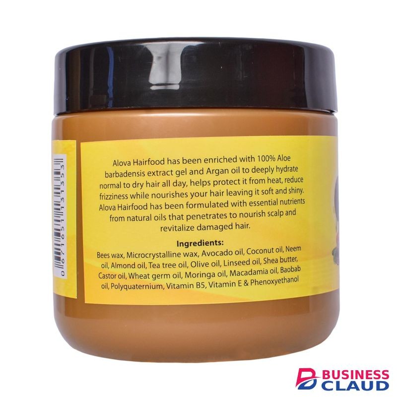 Sasani Alova Hairfood Glove & Argan Oil
