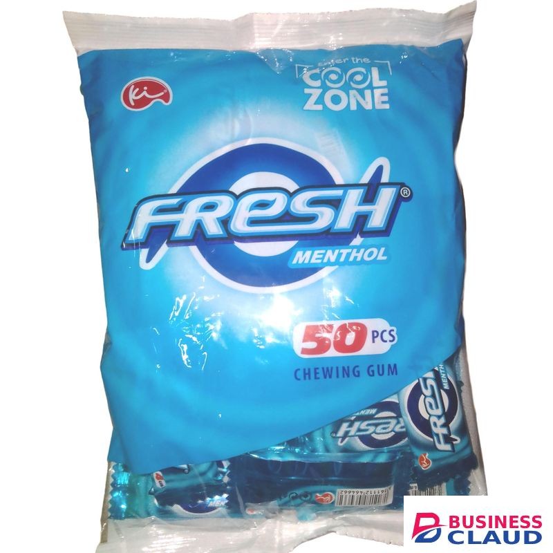 Fresh Menthol Chewing Gum 50's