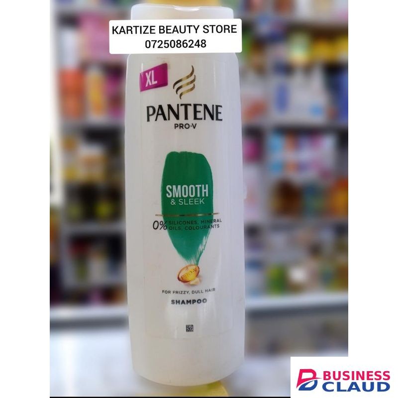 Pantene Smooth and sleek shampoo best for frizzy and dull hair