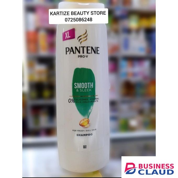 Pantene Smooth and sleek shampoo best for frizzy and dull hair