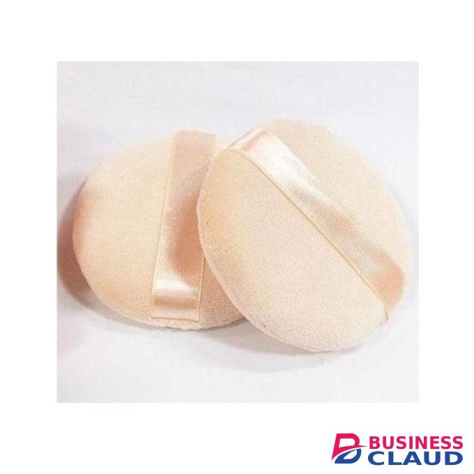 2pcs Round Facial Powder Puff Makeup Sponges
