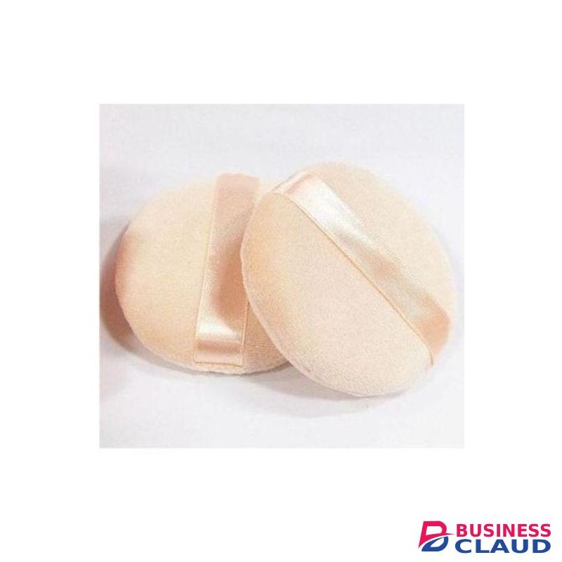 2pcs Round Facial Powder Puff Makeup Sponges