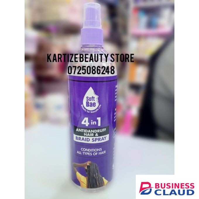 4 In 1 Antidandruff Hair And Braids Spray