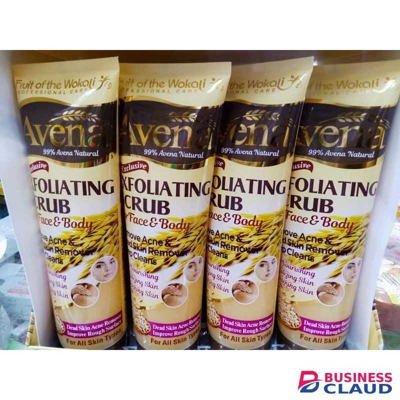 Fruit Of The Wokali Avena exfoliating face and body scrub