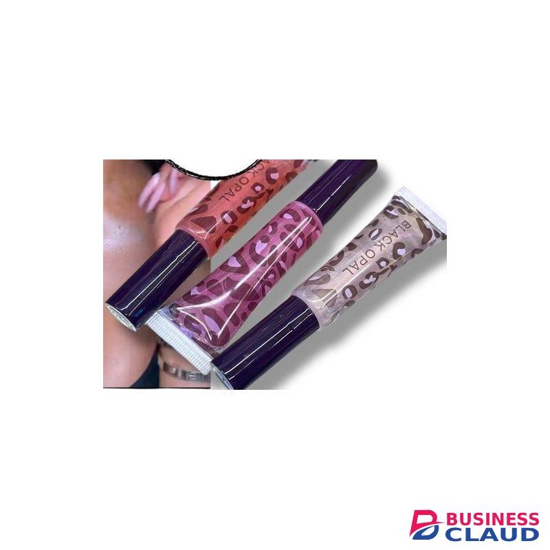 Black Opal LipGloss Lipstick 3pcs Beaute Lippies Glide Smoothly Gloss Set Sheer Pigmented Long Lasting Non-Sticky
