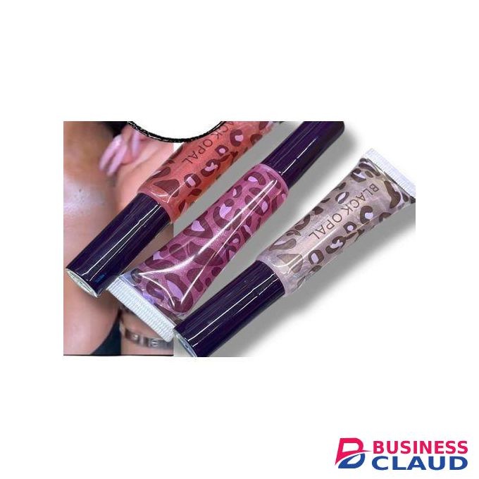Black Opal LipGloss Lipstick 3pcs Beaute Lippies Glide Smoothly Gloss Set Sheer Pigmented Long Lasting Non-Sticky