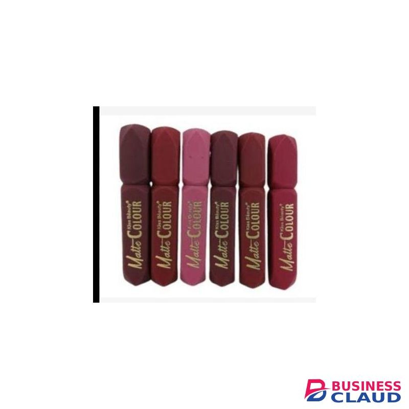 Kiss Beauty 6PCS Matte Colour Lipstick