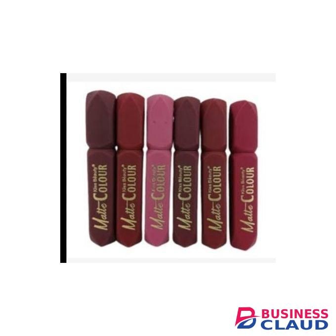 Kiss Beauty 6PCS Matte Colour Lipstick