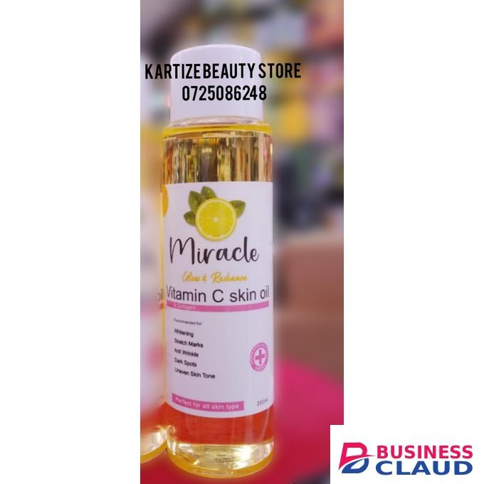 Miracle Glow and radiance vitamin C skin oil