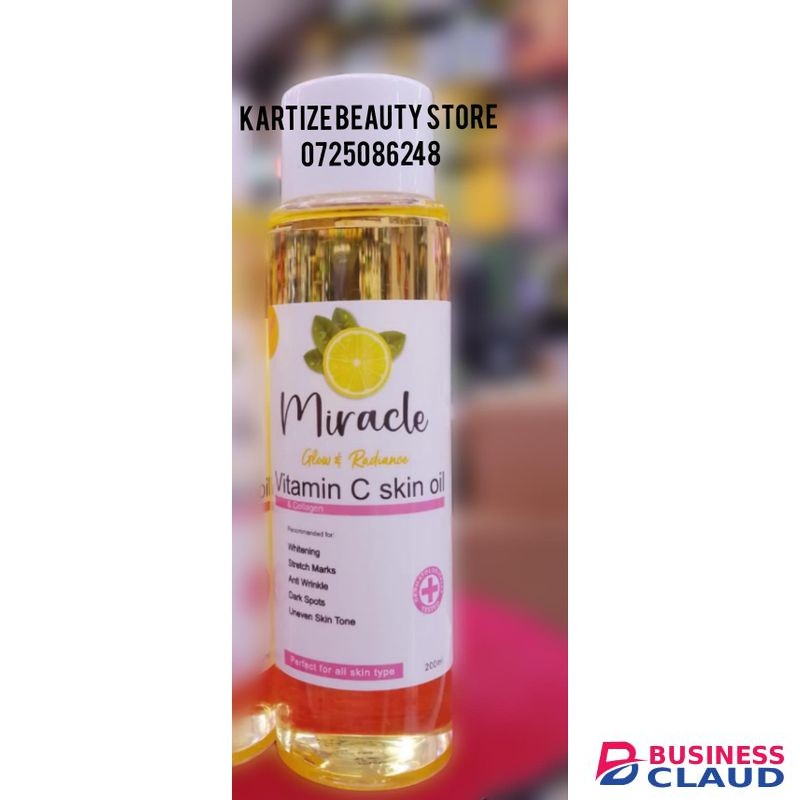 Miracle Glow and radiance vitamin C skin oil