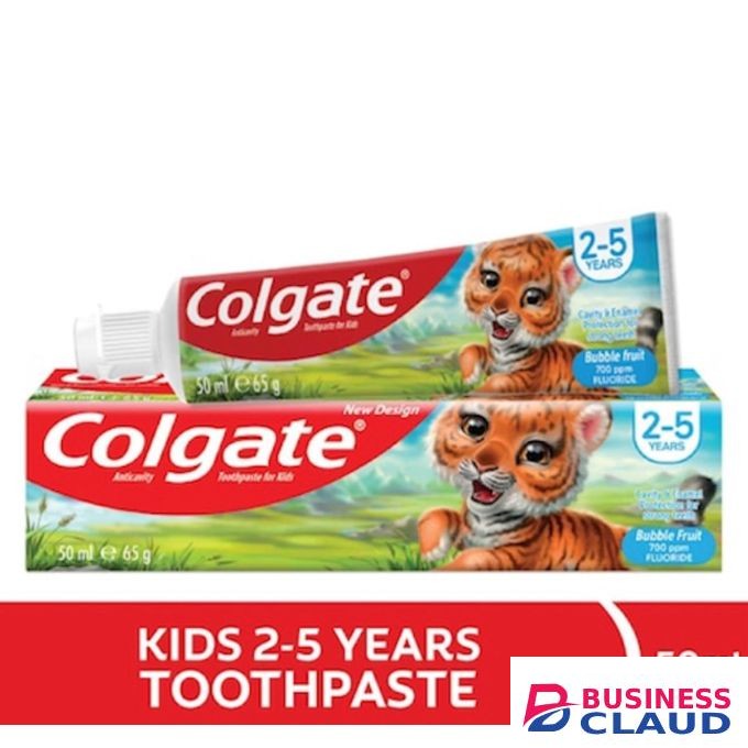 Colgate Kids Toothpaste 2–5 Years 50ml – Gentle Fluoride Toothpaste for Children