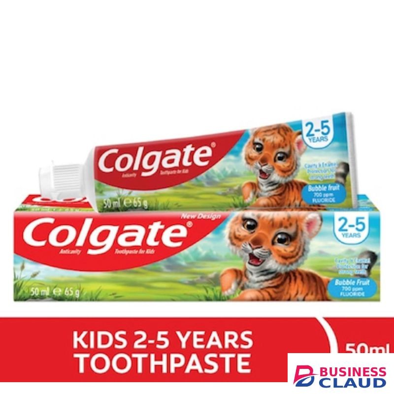 Colgate Kids Toothpaste 2–5 Years 50ml – Gentle Fluoride Toothpaste for Children