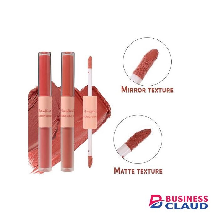 Maxfine Double Head Lip Gloss Lasting Waterproof Liquid Lipstick-05