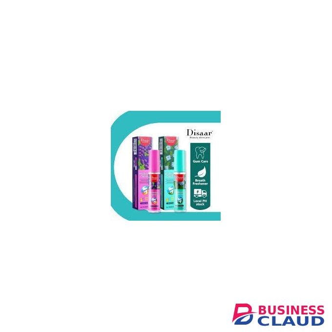 Disaar INSTANT Probiotic Grape Flavor Oral Mouth Spray Breath Freshener - 20ml