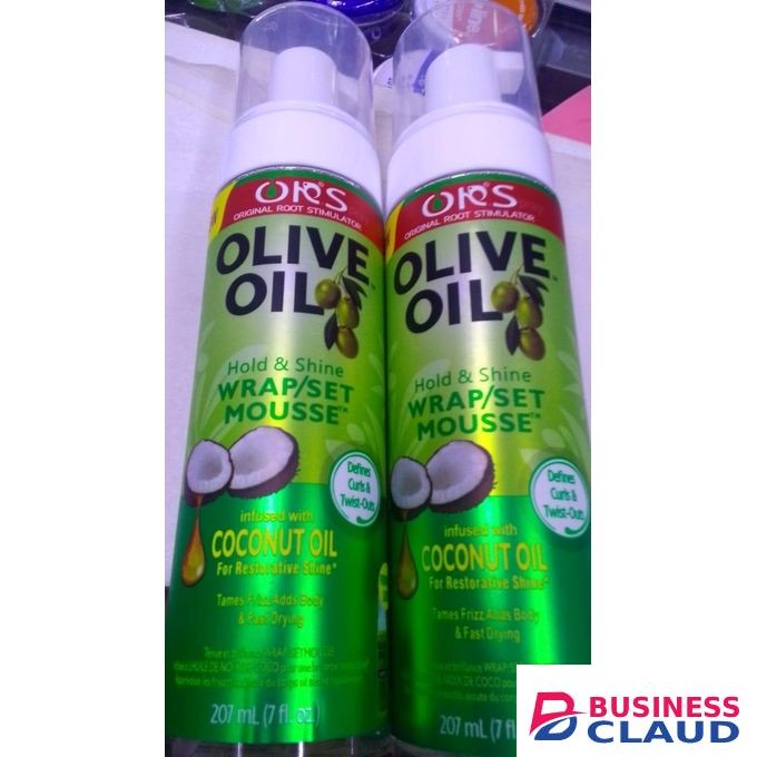 Ors hair mousse, olive oil styling foam